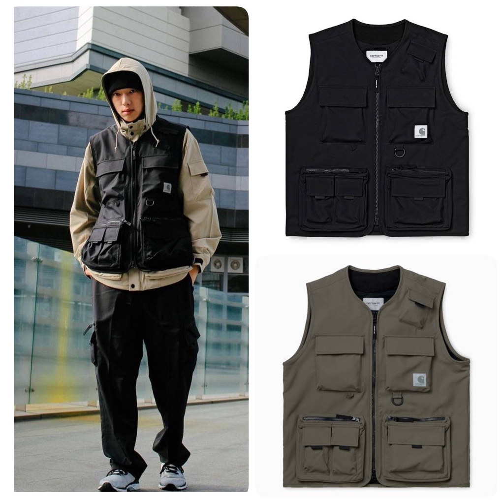 全新現貨 Carhartt WIP ELMWOOD VEST 口袋 反光 Logo 網眼 背心