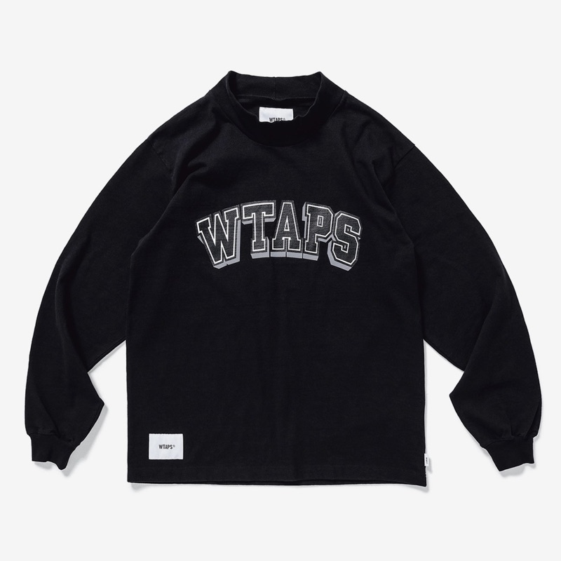 WTAPS 20SS DAWN MOCK NECK LS / TEE. COTTON 長袖T恤| 蝦皮購物