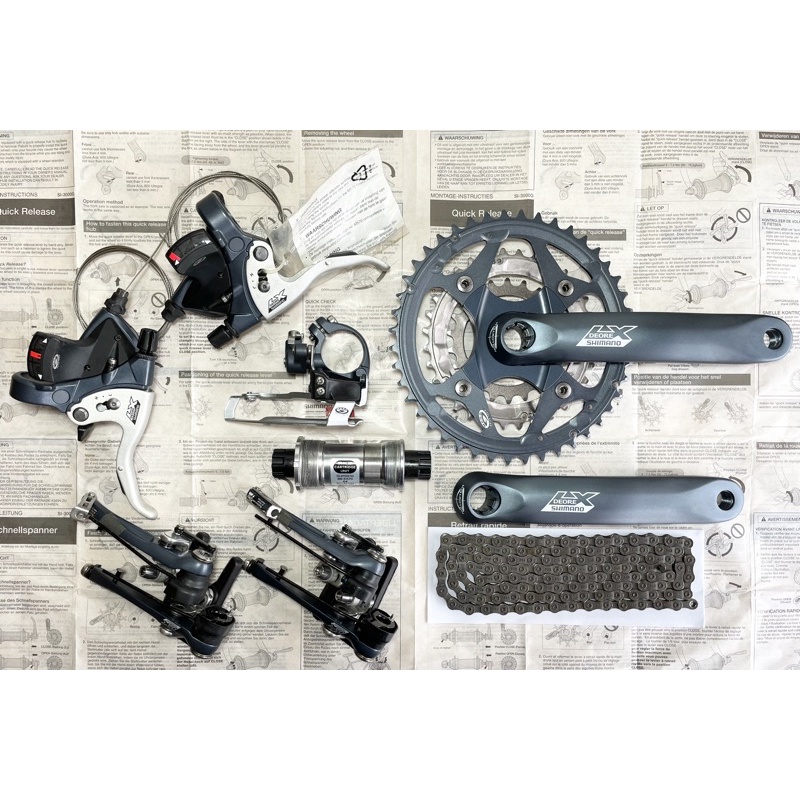 WScycle ] SHIMANO DEORE LX ST-M570 3x9 變速煞車手把*經典收藏