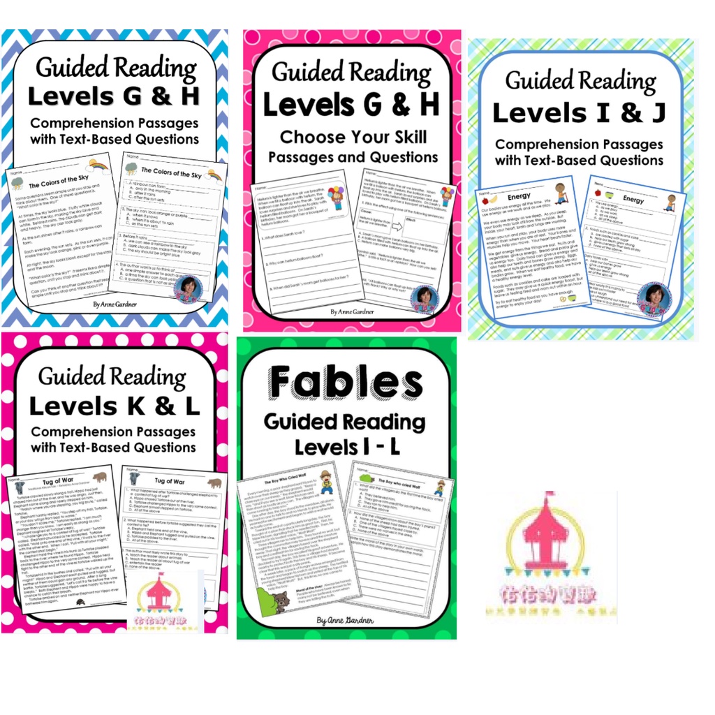 A231_Reading Level G&H,C2,D,E,F 閱讀理解幼兒啟蒙學習單英文學習單 蝦皮購物