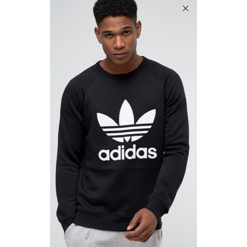 Adidas originals 3foil outlet crew sweatshirt