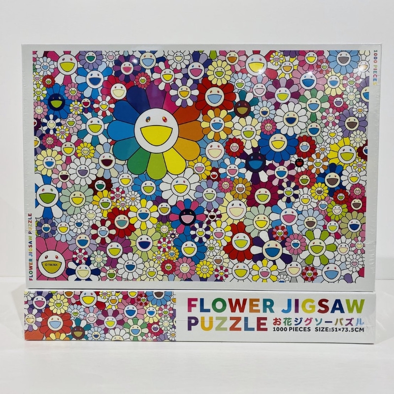 日本/村上隆紀念拼圖Takashi Murakami Rainbow Flower 太陽花花/1000片