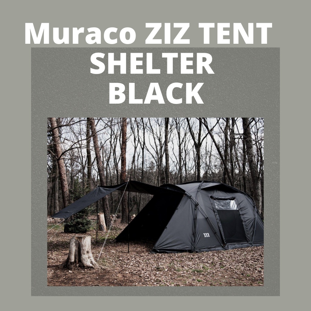 高価値 ZIZ 【1回使用】muraco BLACK ZIZ テント・タープ ZIZ - TENT