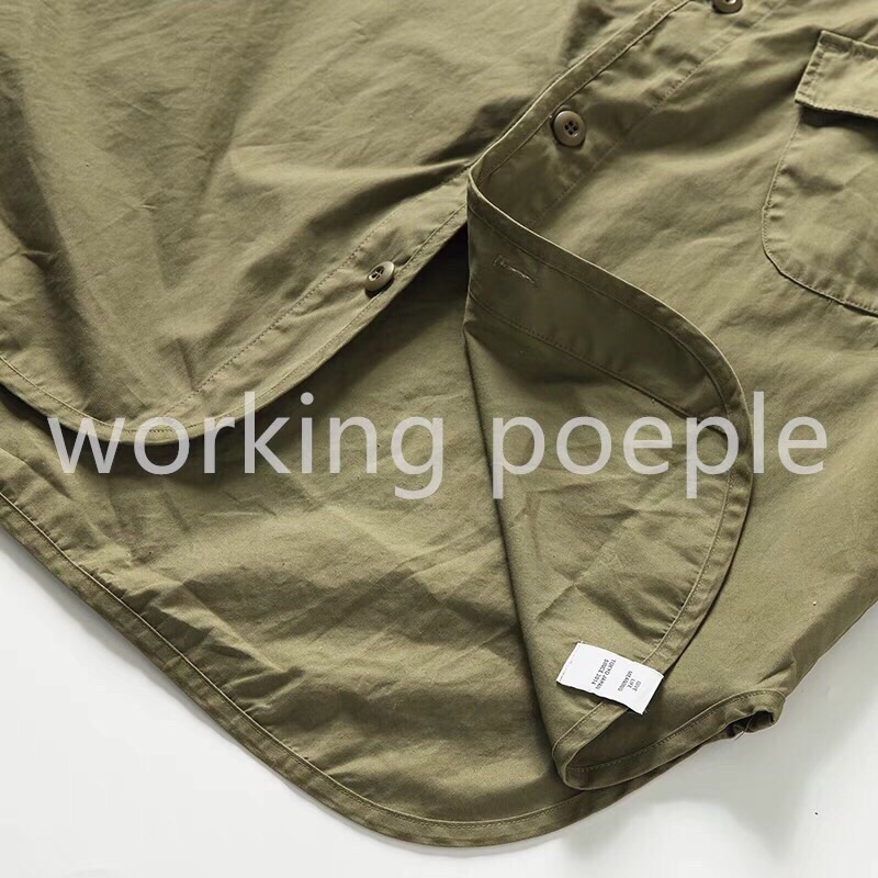 難得❗️ DESCENDANT REMNANTS OX LS SHIRT DCDT 18AW 無領斜