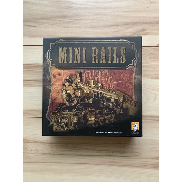 【99成新二手桌遊】迷你鐵道王 Mini Rails 英文版 附繁體中文說明書 箱庭鐵道 | 蝦皮購物
