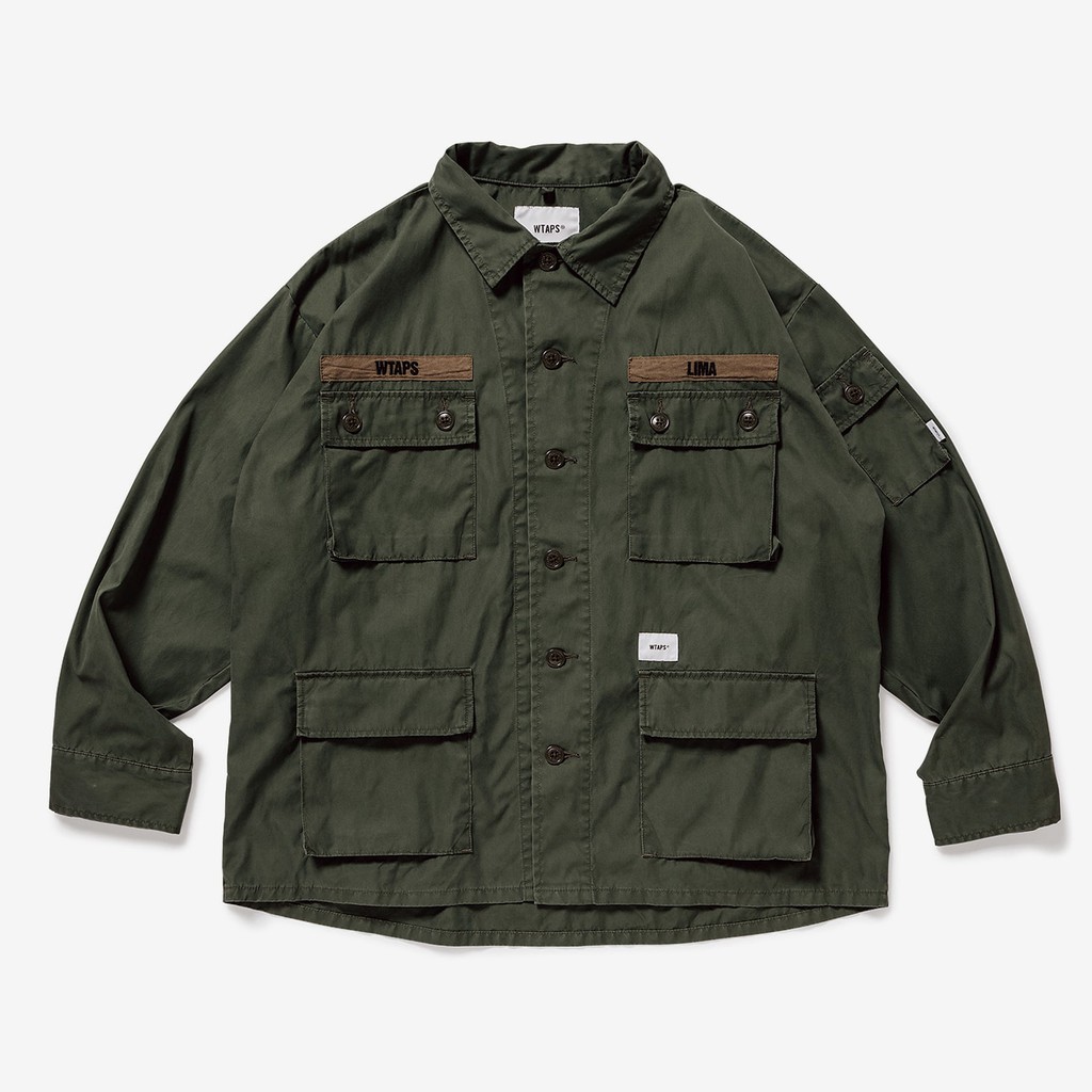 Mars*全新真品*超搶手WTAPS 19 JUNGLE LS 01 / SHIRT NYCO. OXFORD 軍