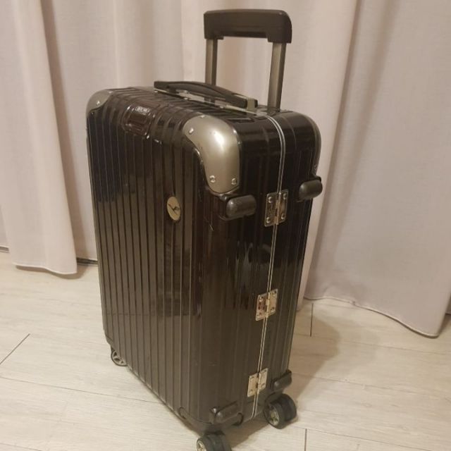 RIMOWA登機箱LIMBO Elegance Lufthansa德國漢莎航空限定版咖啡色霧銀邊