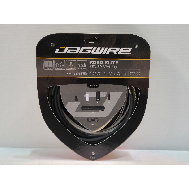 Jagwire Road Elite Schaltzug Set - 2 Stück Versiegelte Getriebekabel Für Rennrad & Mountainbike