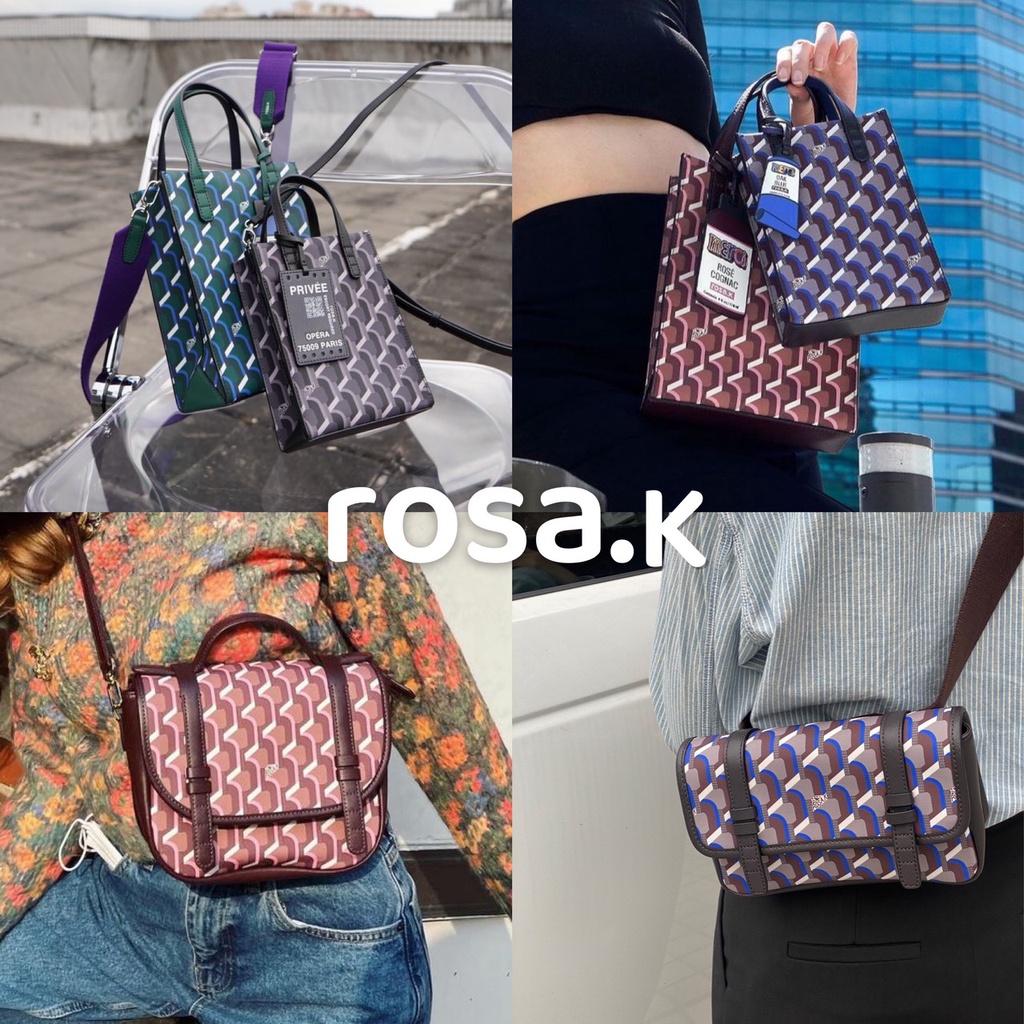  [ROSA.K] CABAS MONOGRAM TOTE XS_YL CABAS Monogram Tote  XS_Yellow RTSFBQ684YL, yellow : Clothing, Shoes & Jewelry