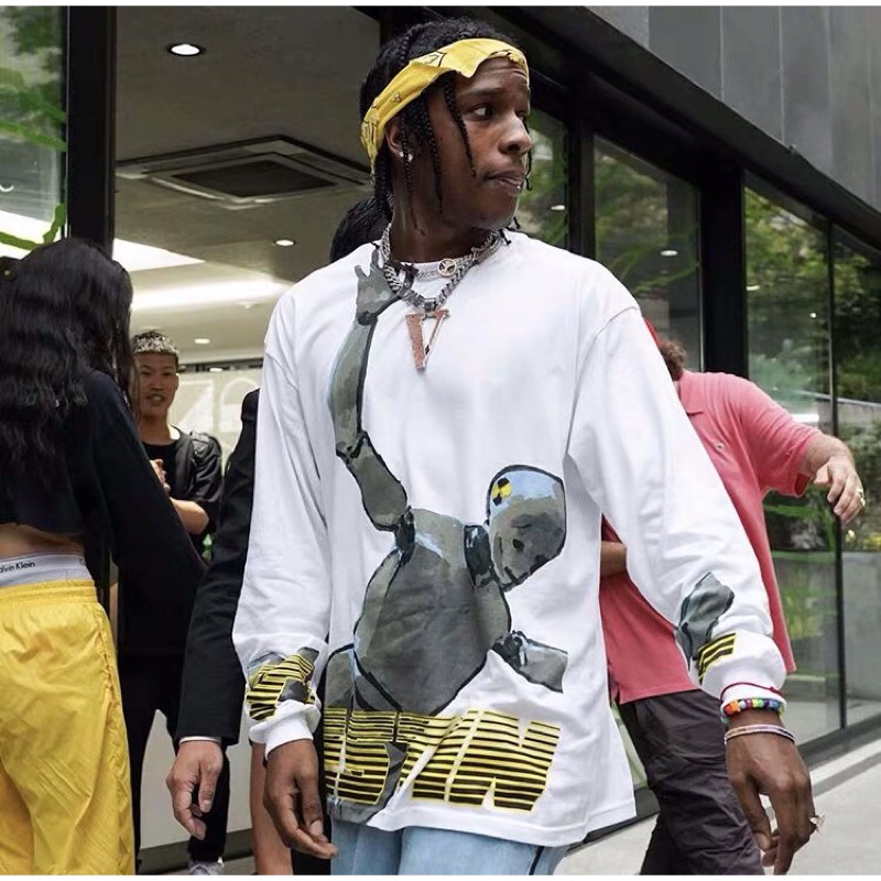 Testing A$AP Rocky x Nubian Tour Flacko F/W Tee | 蝦皮購物