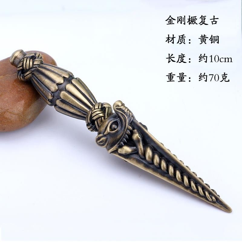 古楓佛飾】新疆專鏈純銅法器擺件馬頭明王普巴金剛杵降魔杵銅器 古楓佛飾】新疆專鏈純銅法器擺件馬頭明王普巴金剛杵降魔杵銅器