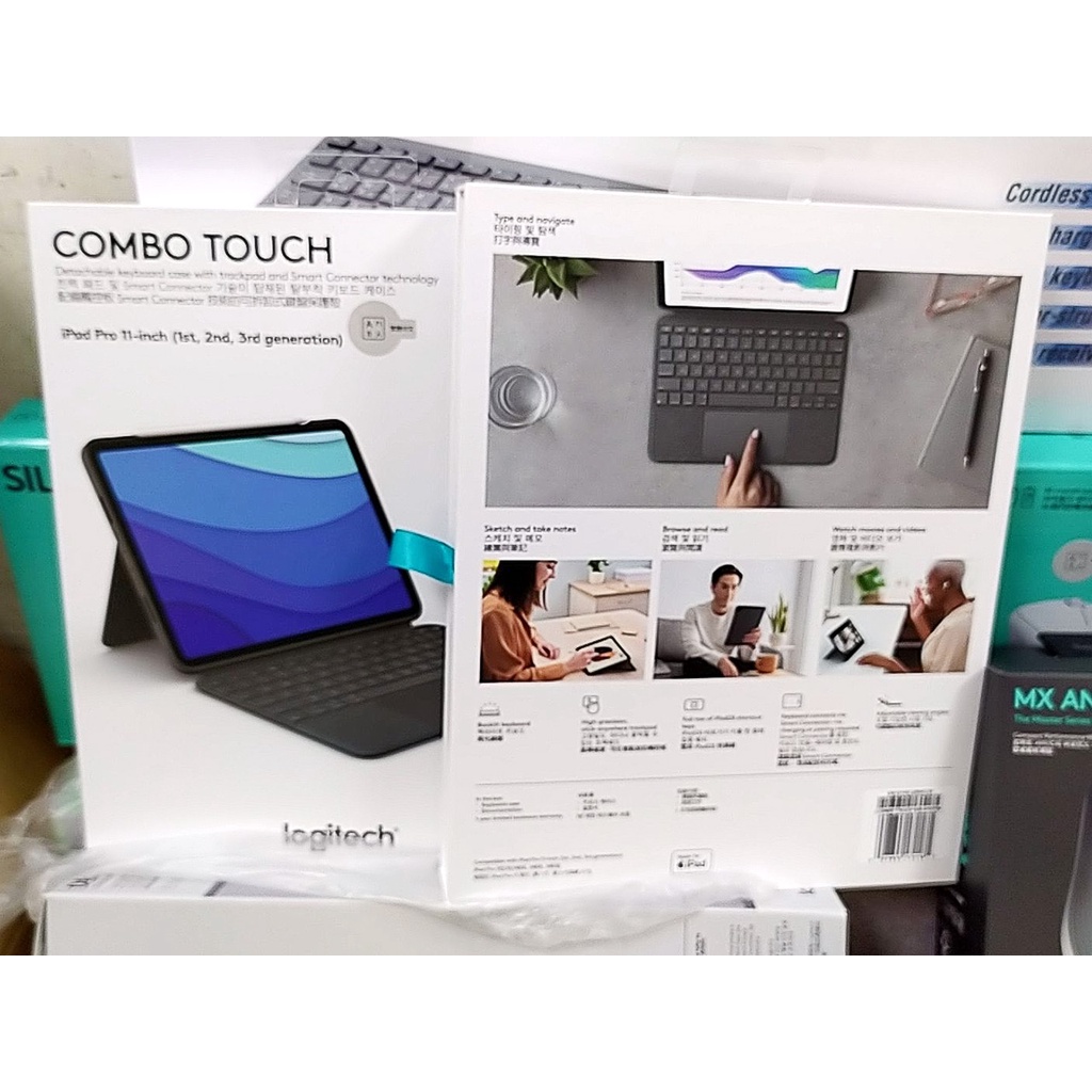 本店吳銘】 羅技logitech Combo Touch 適用iPad Pro 11 Air 4 5 鍵盤