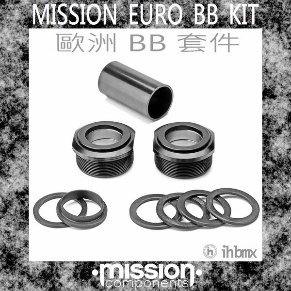 [I.H BMX] MISSION EURO BB KIT 歐洲 BB 套件 特技腳踏車/街道車/下坡車/場地車 蝦皮購物