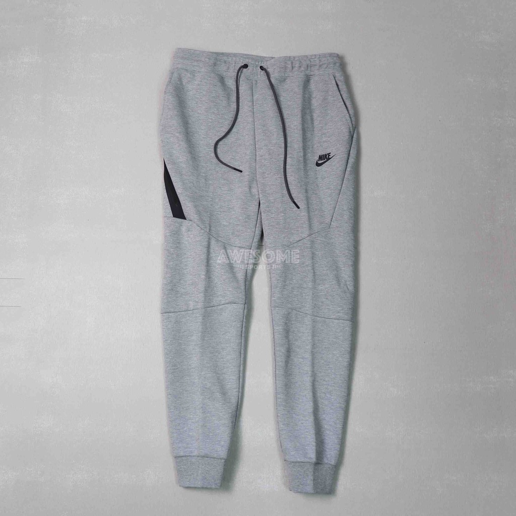 歐鉉]NIKE TECH FLEECE 棉褲運動長褲縮口褲男黑805163-010 灰805163