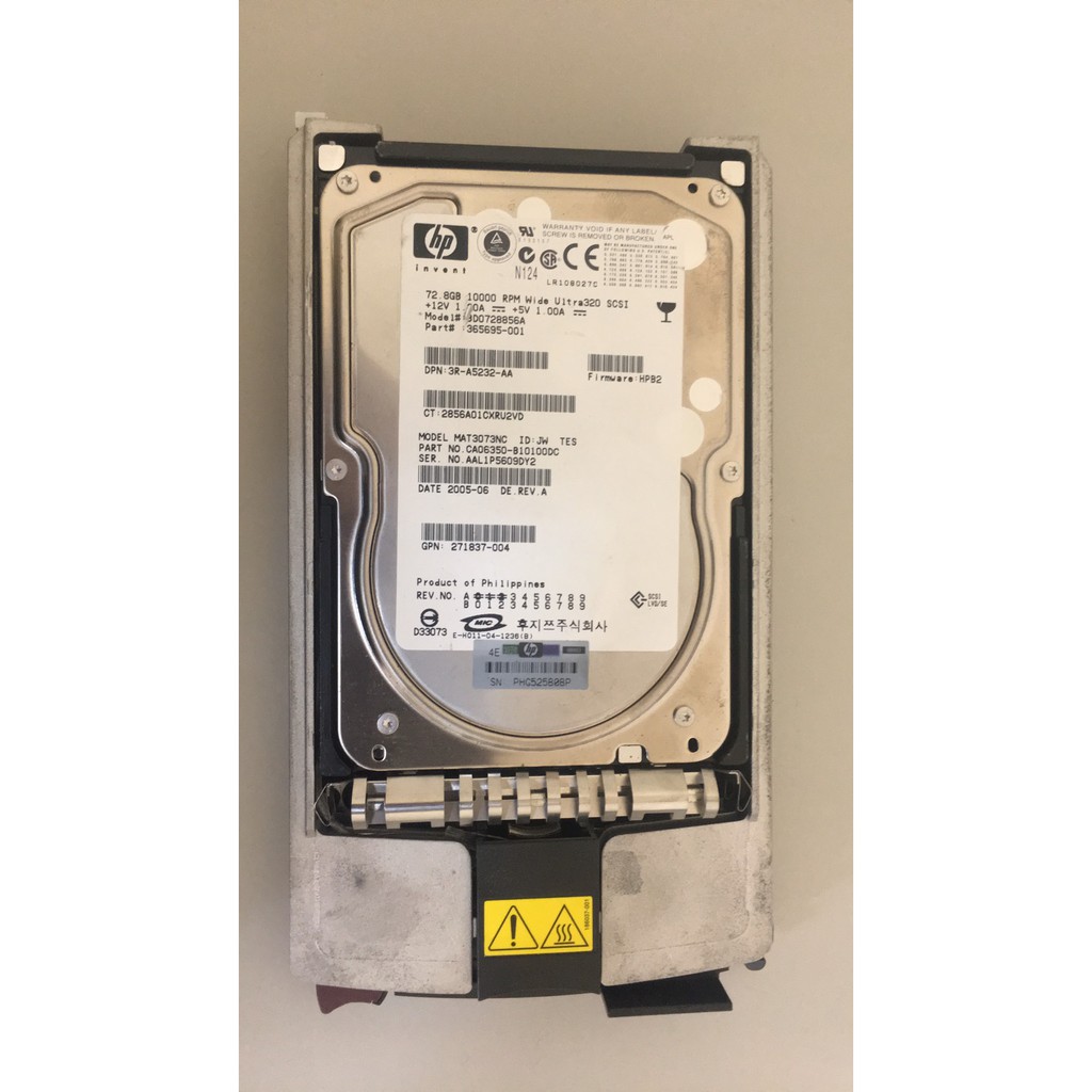 日本アイ・ビー・エム 73GB 10K Ultra 320 SCSI HDD 40K1029