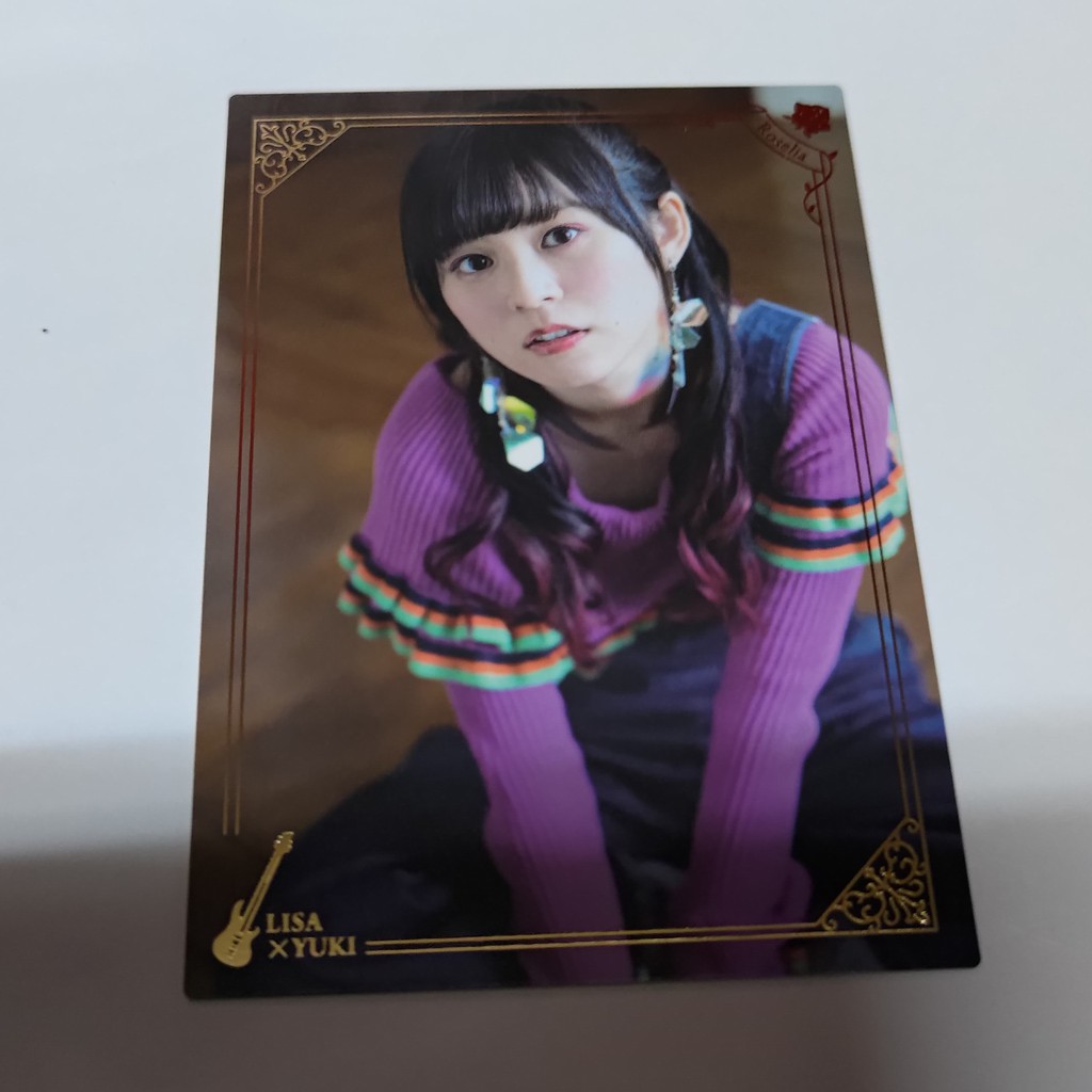 BanG Dream! Roselia『Edel Rose』聲優卡收藏中島由貴/今井莉莎N/R卡