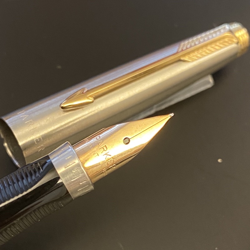 筆來筆趣》全新美國🇺🇸派克Parker 75 全剛14K 金尖鋼筆| 蝦皮購物
