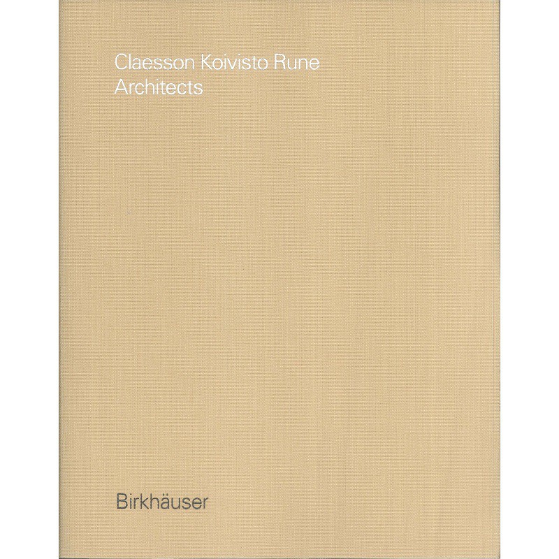 Claesson Koivisto Rune Architects -9783035618945 英文設計書[建築人 