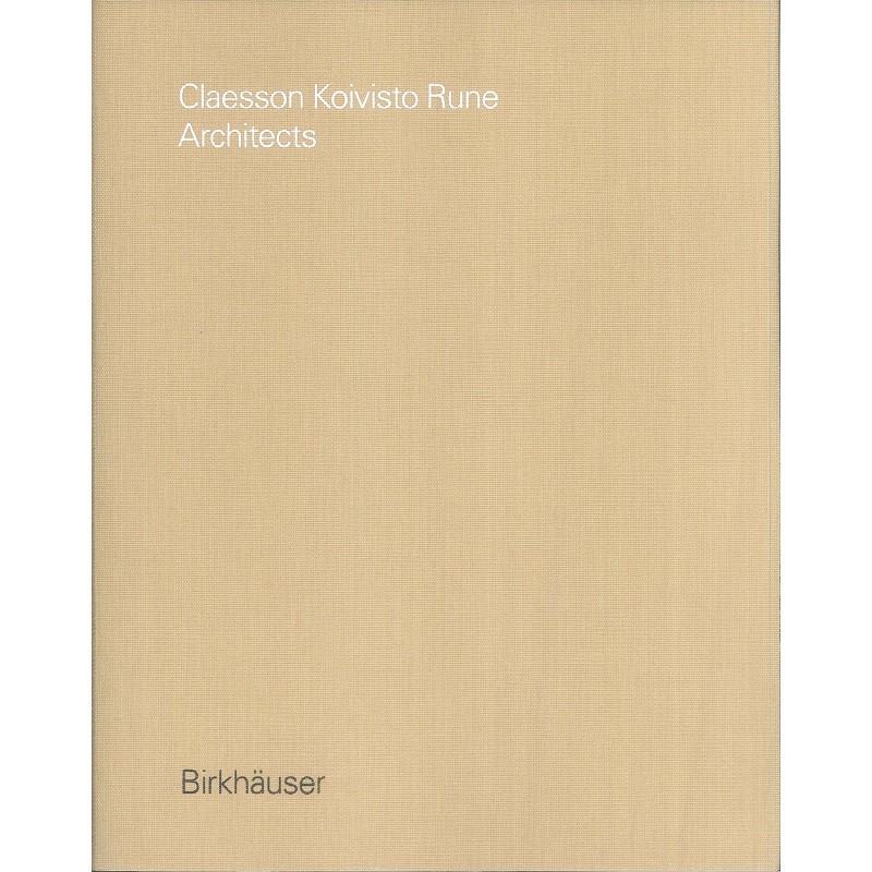 Claesson Koivisto Rune Architects -9783035618945 英文設計書[建築人