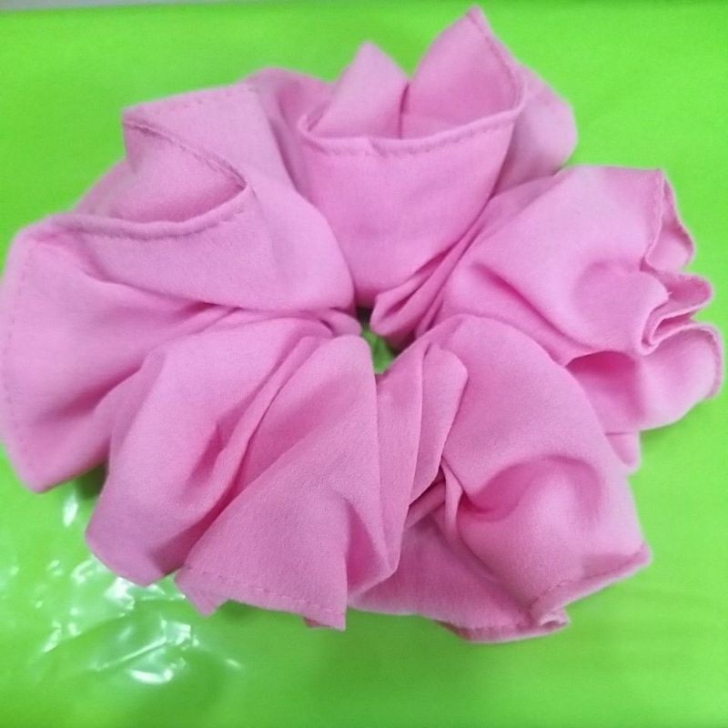 Kunciran Rambut Scrunchie Jumbo Ikat Rambut Cepol Hijab 蝦皮購物 