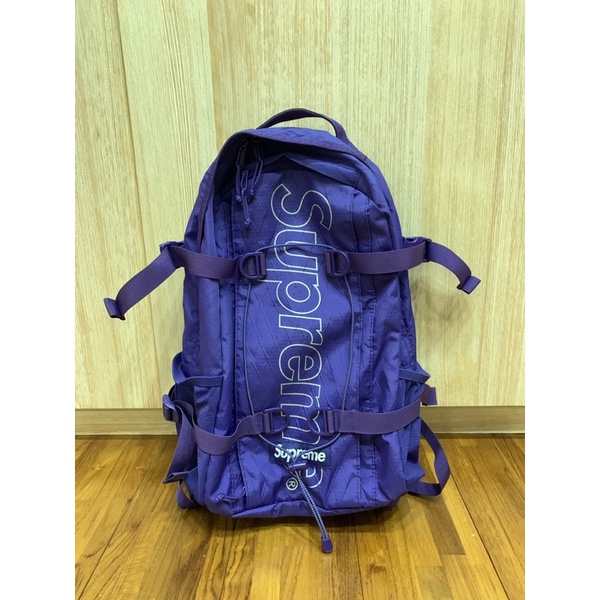 Supreme FW 18 Backpack Purple 紫色 背包