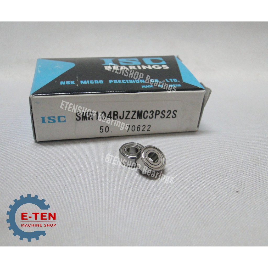 (培林達人/EtenShop)日本ISC不鏽鋼軸承，SMR104ZZ，4*10*4、4X10X4，專業、正品的供應者 | 蝦皮購物