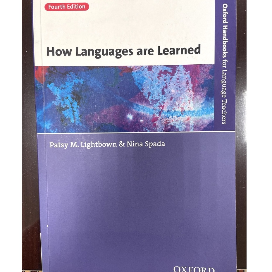 How Languages Are Learned Lightbown, Patsy M./ Spada, Nina | 蝦皮購物