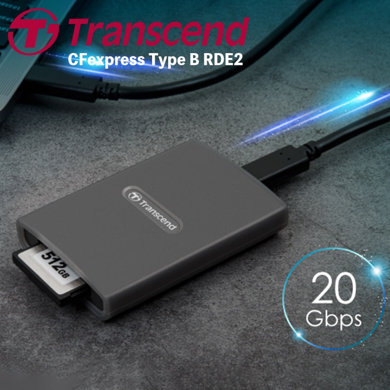 【eYe攝影】現貨 創見 CFexpress Type B RDE2 讀卡機 高速讀卡機 USB 3.2 20Gbps | 蝦皮購物