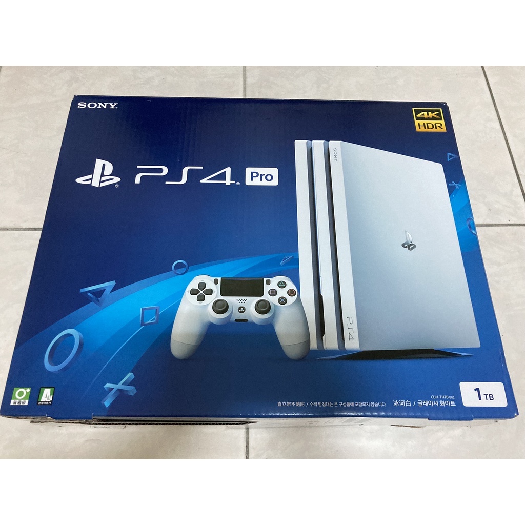 PS4 Pro 1T(CUH-7117B B02)冰河白| 蝦皮購物