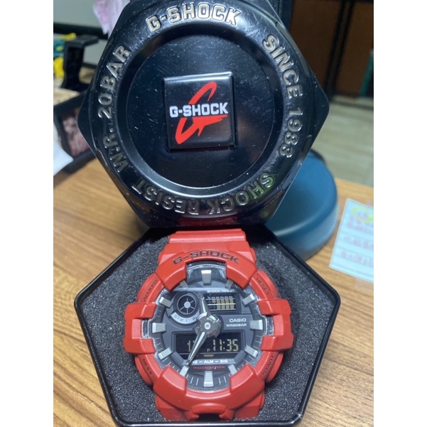 保證正款 G-SHOCK 手錶 -CASIO CA-700 5522