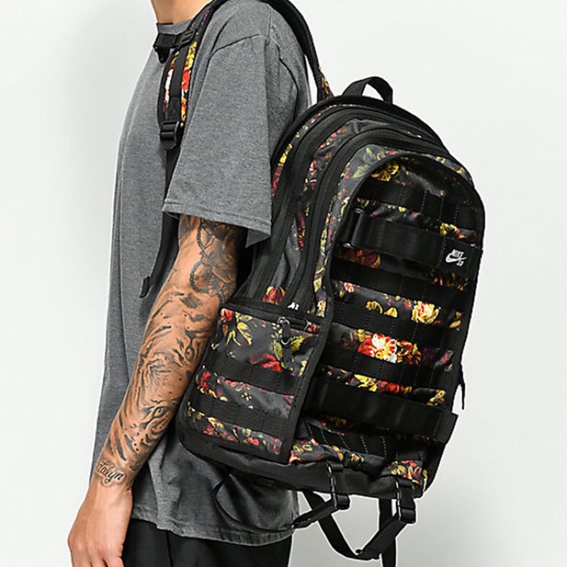 Nike sb rpm floral & black backpack online