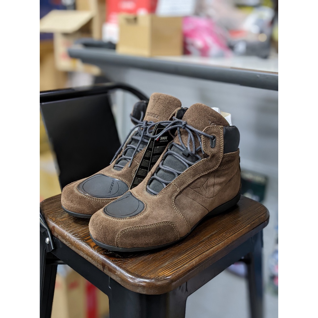 HS鴻聖騎士精品館】Dainese Vera Cruz D1 咖啡色摩托車靴庫存展示品 