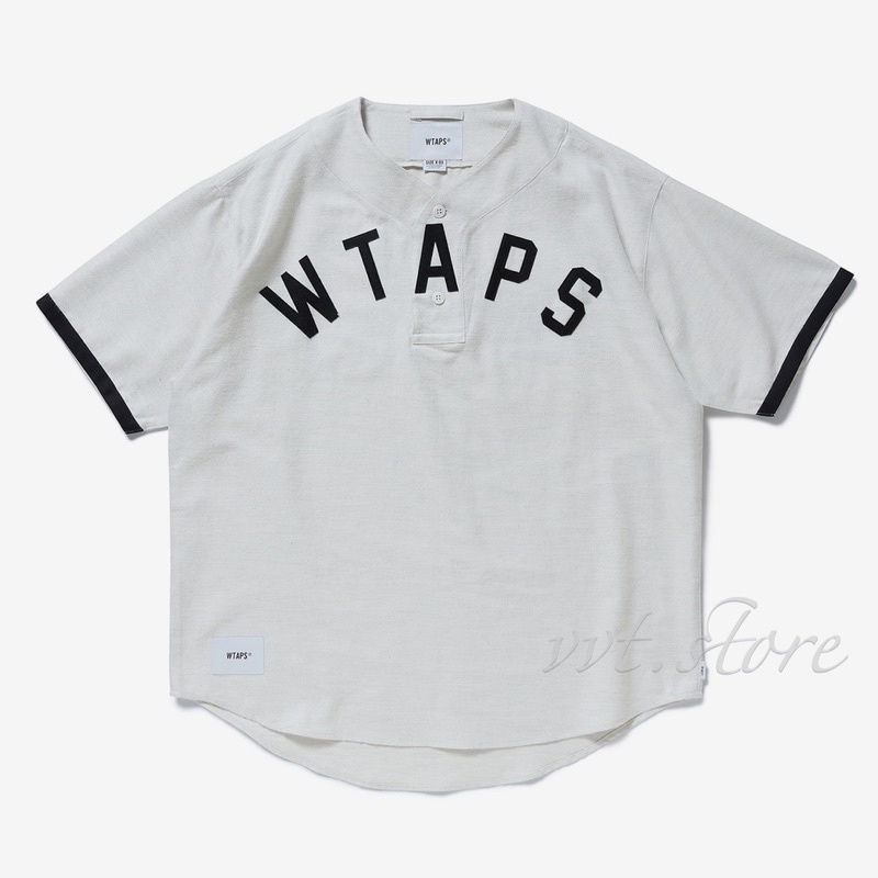 WTAPS 22SS LEAGUE / SS / COTTON. FLANNEL 短袖襯衫 棒球衫