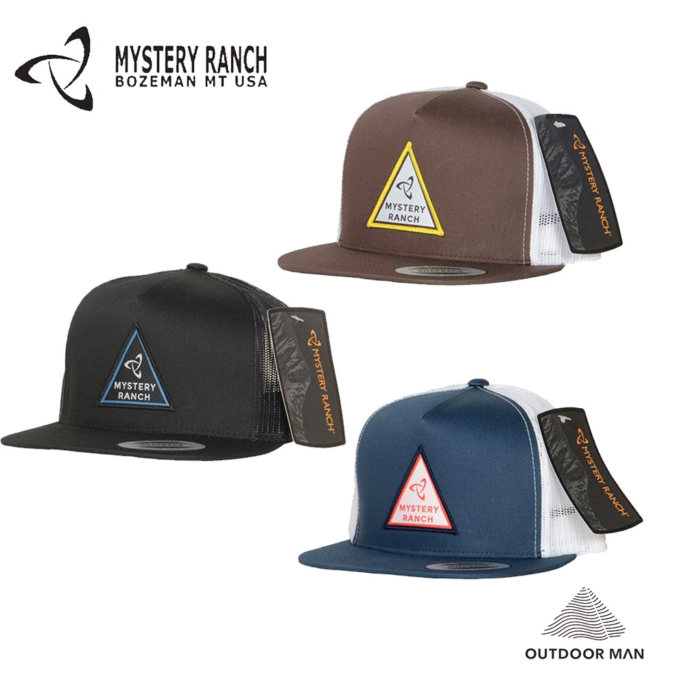 [Mystery Ranch] Triangle Trucker Hat 卡車帽 / Black (61210) | 蝦皮購物