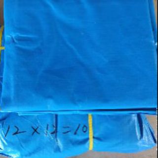 藍天帆布 防水遮雨塑膠布， pe帆布 全藍帆布 加厚款