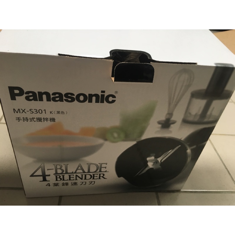 國際牌panasonic手持式攪伴棒調理機4葉鋒速刀刃MX-S301 | 蝦皮購物