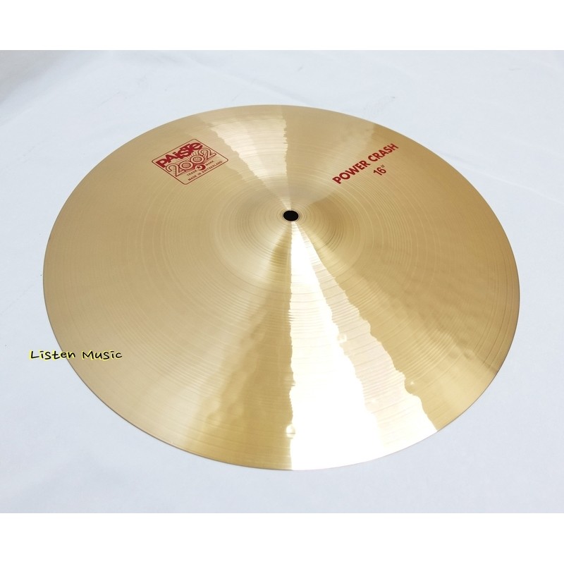 【立昇樂器】PAISTE 2002 Power Crash 16吋 2002 CLASSIC系列 【公司貨】