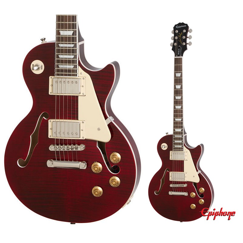 傑克森樂器Epiphone Les Paul ES PRO 半空心semi hollow 電吉他酒紅色