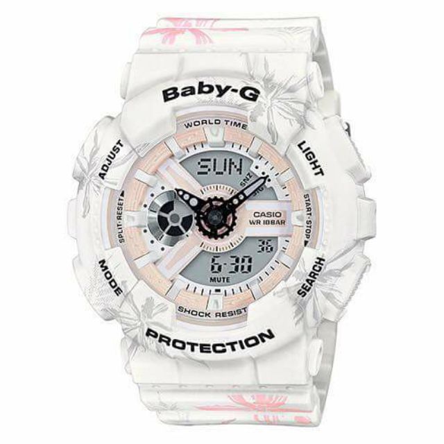 CASIO Baby-G 全新絕美限定白底櫻花款含保證書