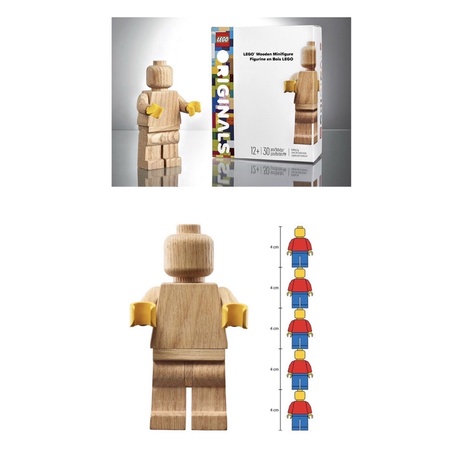 LEGO 樂高853967 木頭人樂高木製人偶Wooden Minifigure | 蝦皮購物