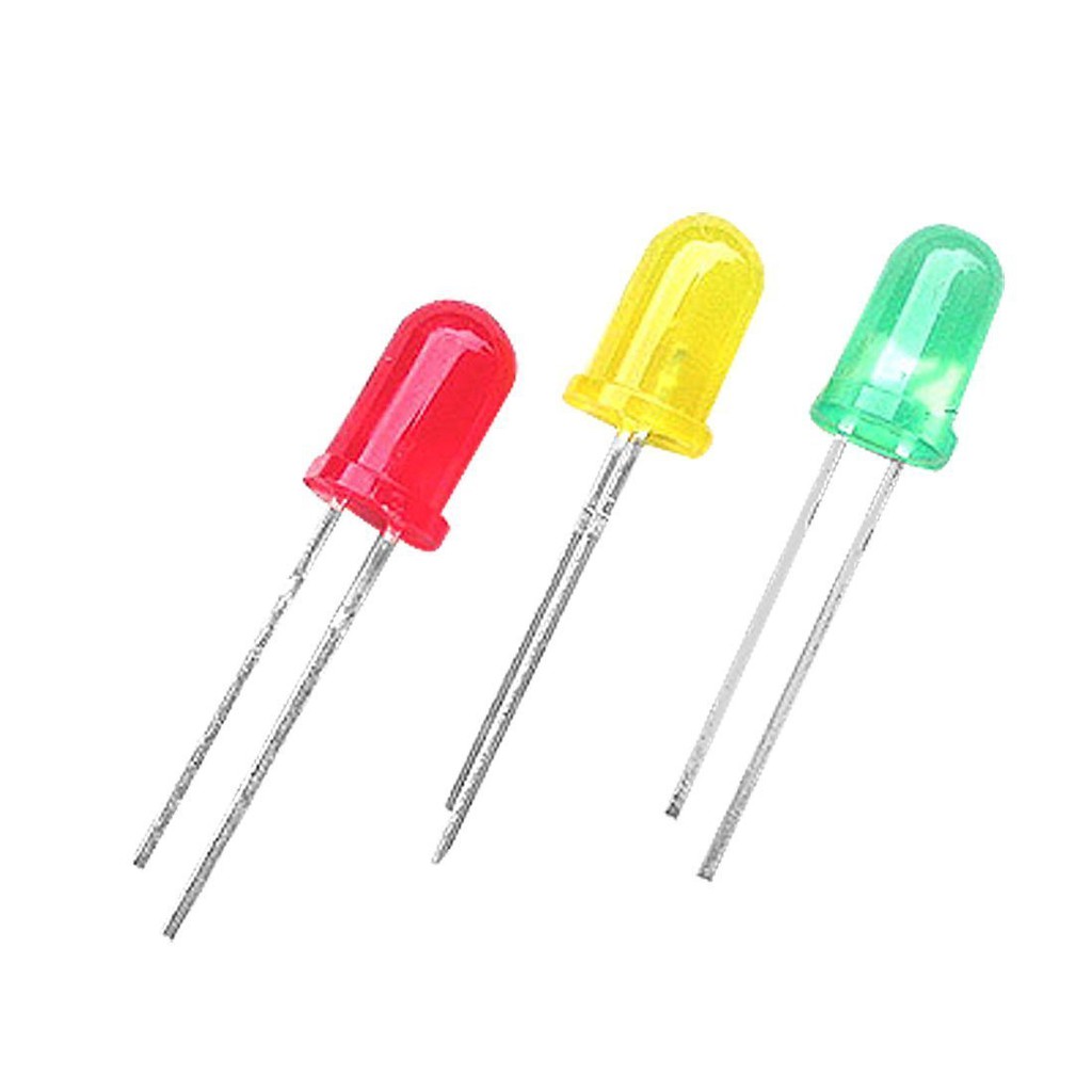 【樂意創客官方店】《附發票》發光二極管 5MM 超高亮 紅黃綠 F5 LED 燈 | 5顆為一組 | 蝦皮購物