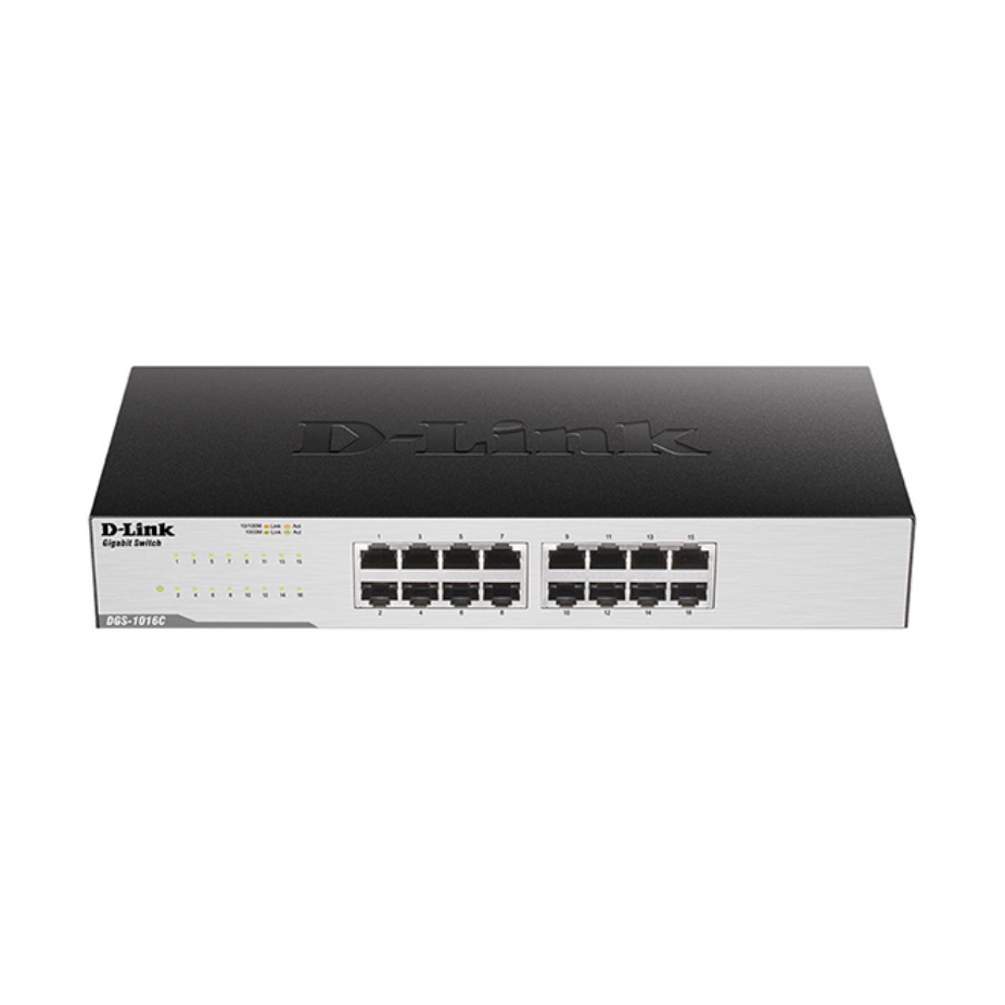 D-Link 友訊 DGS-1016C 非網管節能型 16埠10/100/1000BASE-T 超高速乙太網路交換器 | 蝦皮購物