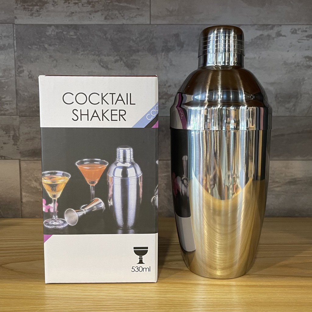 卡巴咖吧】 寶馬日式搖酒器18-8不銹鋼雪克杯調酒杯搖搖杯530c.c