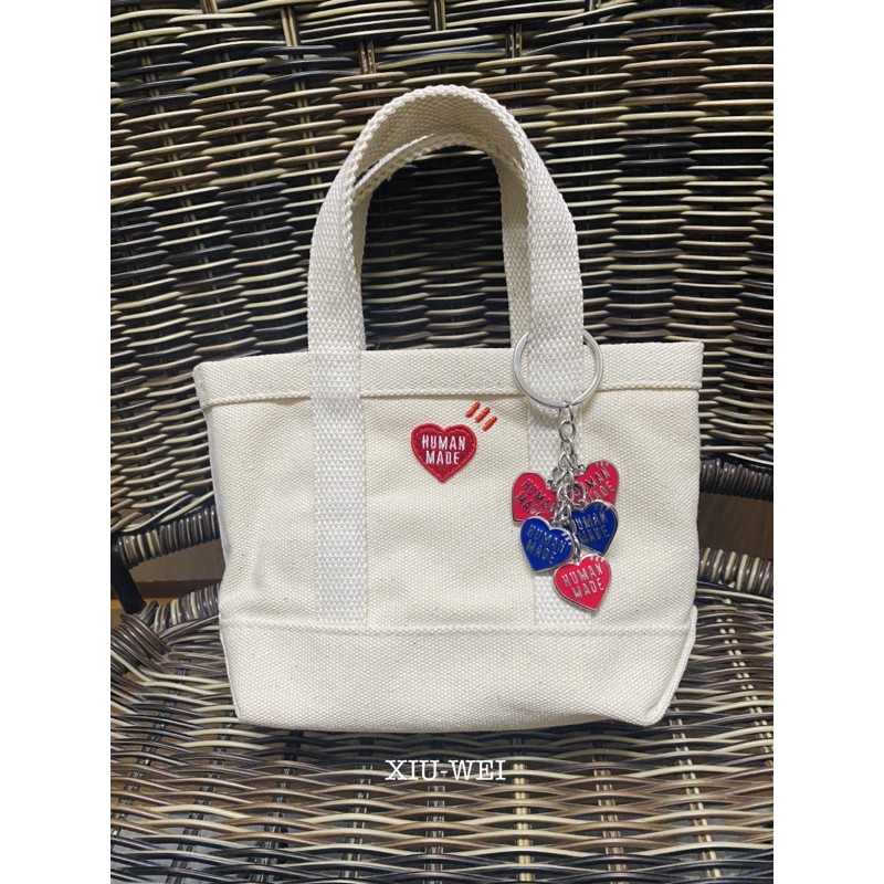 HUMAN MADE HEART KEY CHARM ❤️愛心💙Logo 金屬鑰匙圈吊飾