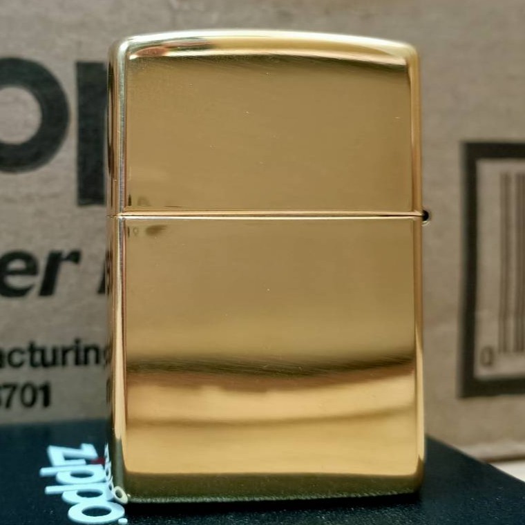 【現貨附發票】美國 Zippo 打火機 正品 黃銅鏡面拋光 (型號254B)