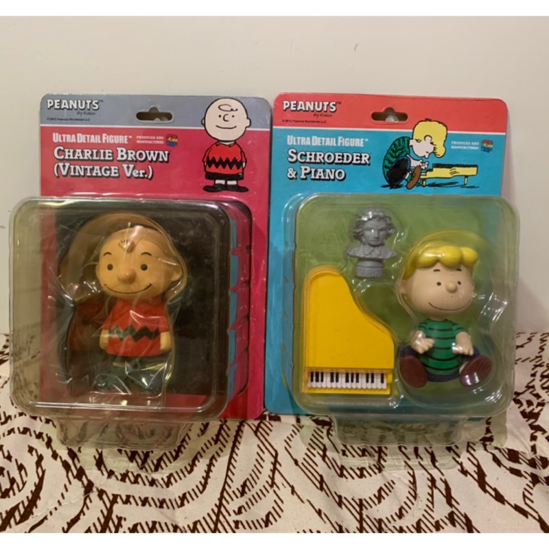 絕版品》UDF PEANUTS 第2彈SNOOPY系列SCHROEDER&PIANO/CHARLIE BROWN