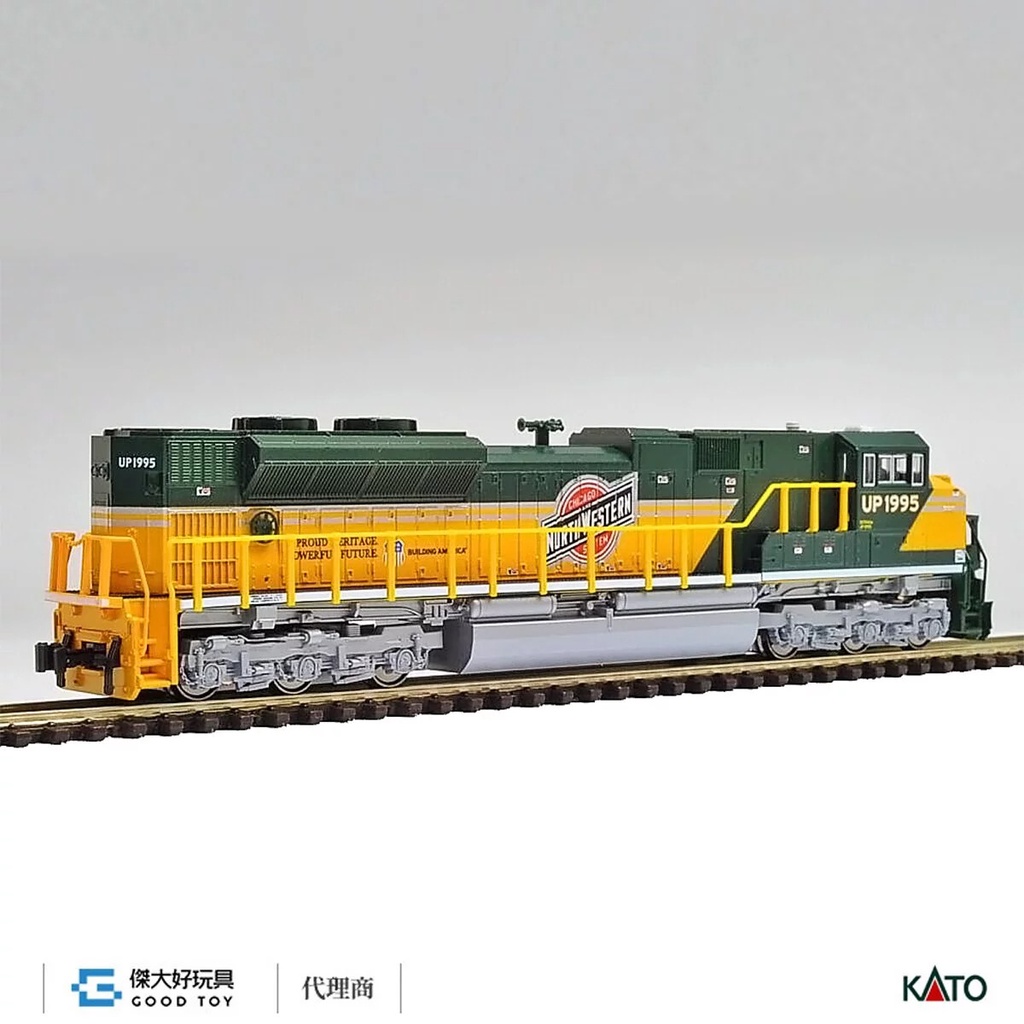 KATO USA 176-8407 柴油機車 SD70ACe UP 1995 (C&NW) | 蝦皮購物