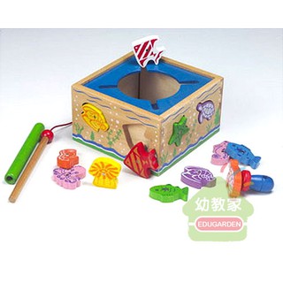 GOGO TOYS #20865 磁性釣魚配對盒 釣魚配對 小肌肉 手眼協調 拼圖 教育玩具 木製教具 GogoToys | 蝦皮購物