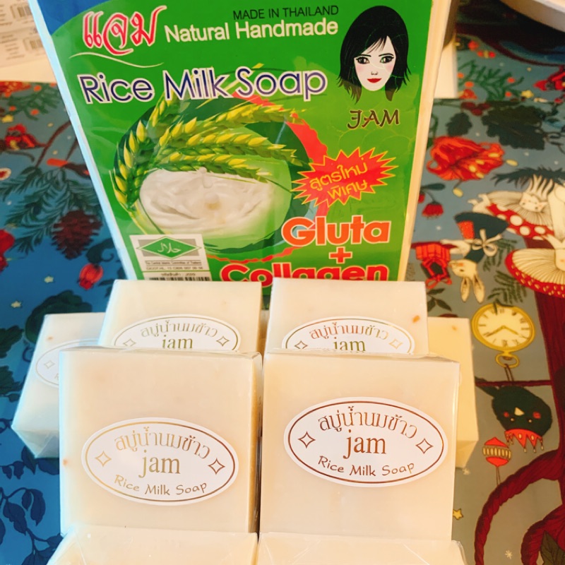 泰國🇹🇭Jam rice milk soap 米奶皂 米香皂 蝦皮購物