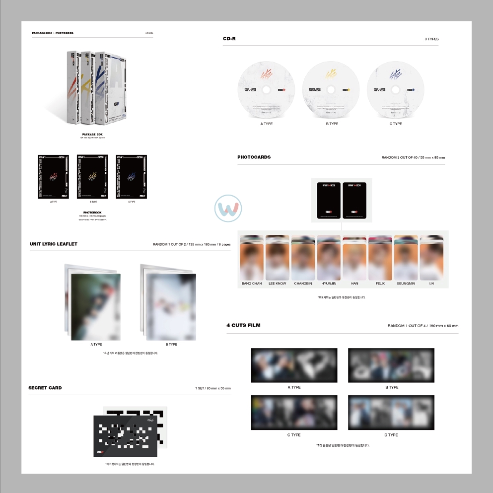 微音樂💃現貨STRAY KIDS - VOL.1 [GO生] LIMITED 正規一輯普通版限量版